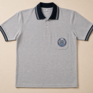 Chomba gris uniforme Instituto Alte. Guillermo Brown