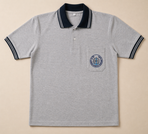 Chomba gris uniforme Instituto Alte. Guillermo Brown