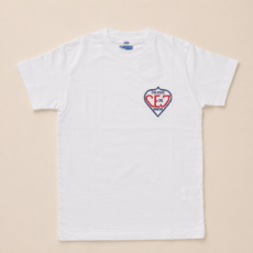 Remera blanca Corazón Eucarístico de Jesús
