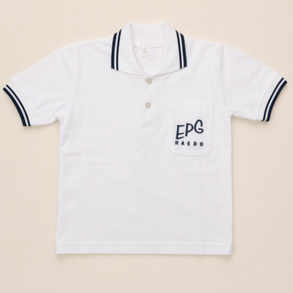 Chomba blanca - Uniforme Colegio Elmina Paz de Gallo.