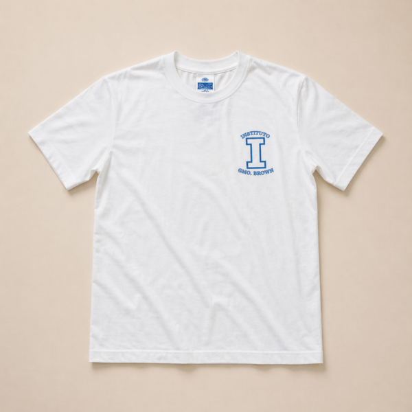 Remera blanca - Profesorado de educación física Inst. Alte. Brown.