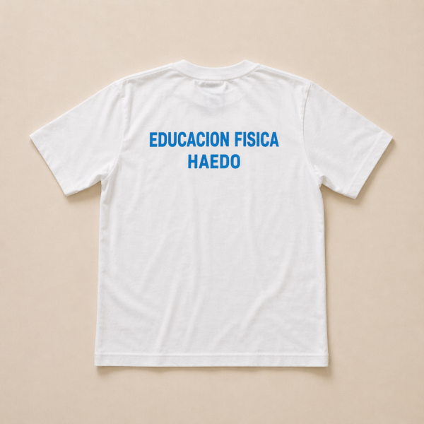 Remera blanca - Profesorado de educación física Inst. Alte. Brown.