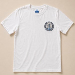 Remera blanca uniforme Instituto Alte. Guillermo Brown