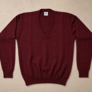 ChatGPT Image 24 abr 2026, 05_26_52 p.m. Sweater en V - Bordo colegial