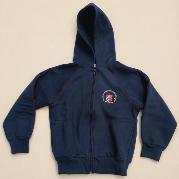 Campera frisada - Uniforme Colegio San Carlos Borromeo.