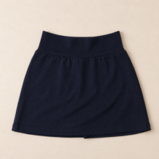 Pollera lycra azul