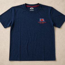 Remera cuello redondo azul M/Corta - E. Argentina del Oeste.