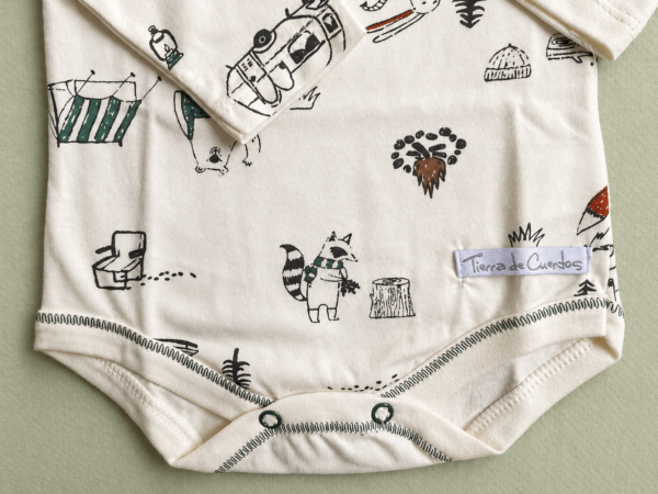 Body Tierra de Cuentos - Animales blancos