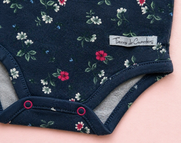 Body Tierra de Cuentos - Azul floreado