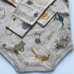 Body Tierra de Cuentos - Gris con animalitos