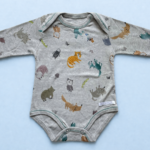 Body Tierra de Cuentos - Gris con animalitos
