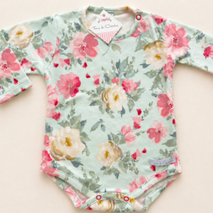 Body - Turquesa con rosas