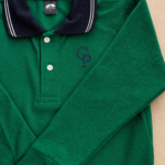 Chomba manga larga verde uniforme - Colegio del parque.