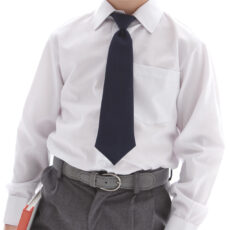 Camisa manga larga blanca lisa