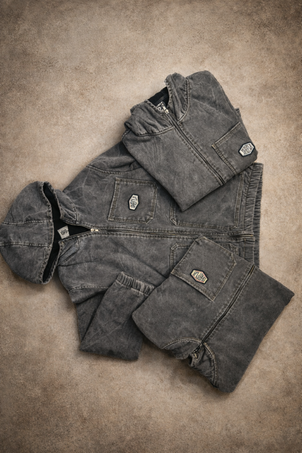 Campera jean nevado polar