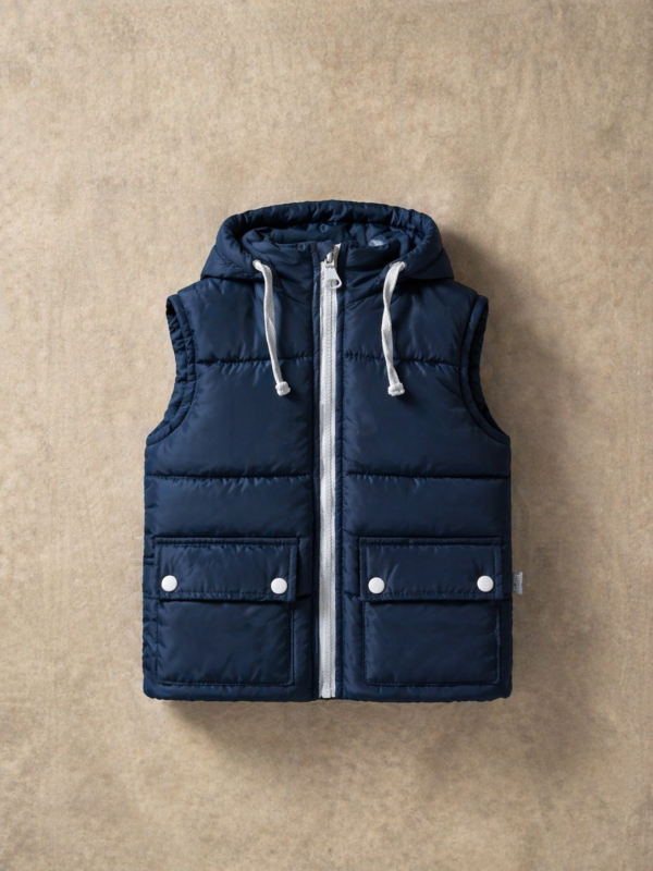 Chaleco Puffer - Azul
