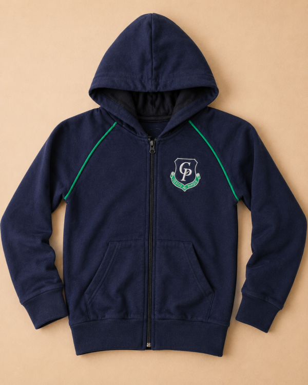 Campera frisada uniforme - Colegio del parque.