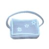 Canasta rectangular con tapa - flores