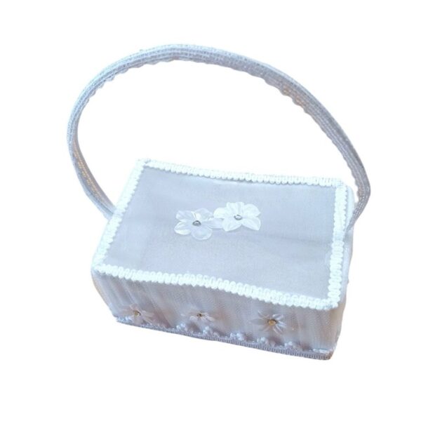 Canasta rectangular con tapa
