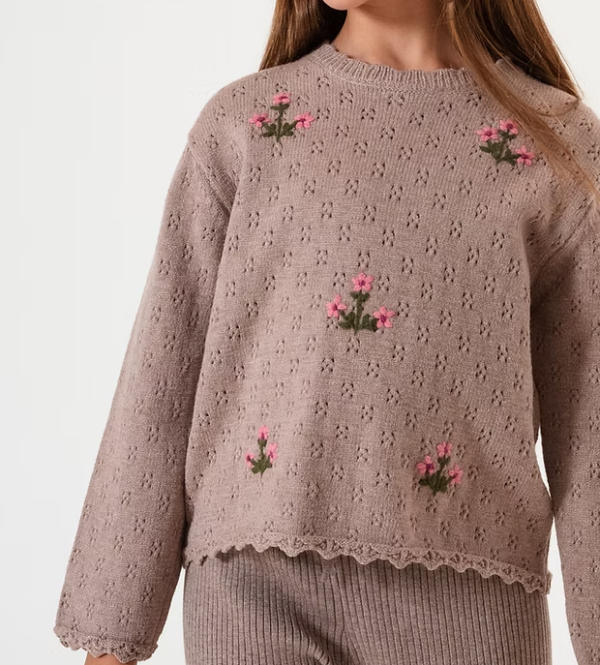 Sweater Clover tostado