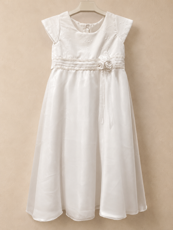 Vestido arreglo tres rosas.