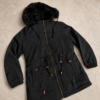 Campera de corderito negra