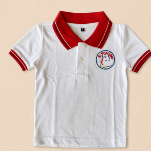 Chomba blanca manga corta - Uniforme Jardín el principito.