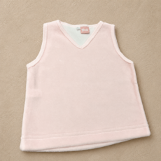 Chaleco de plush rosa