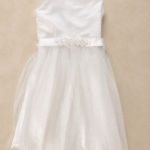 Vestido doble falda blanco