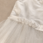 Vestido doble falda blanco