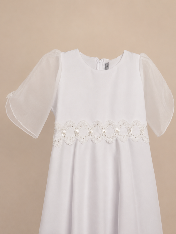 Vestido cintura de encaje