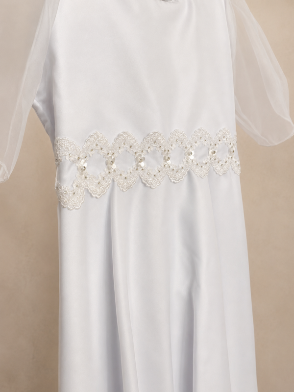 Vestido cintura de encaje