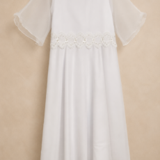 Vestido cintura de encaje