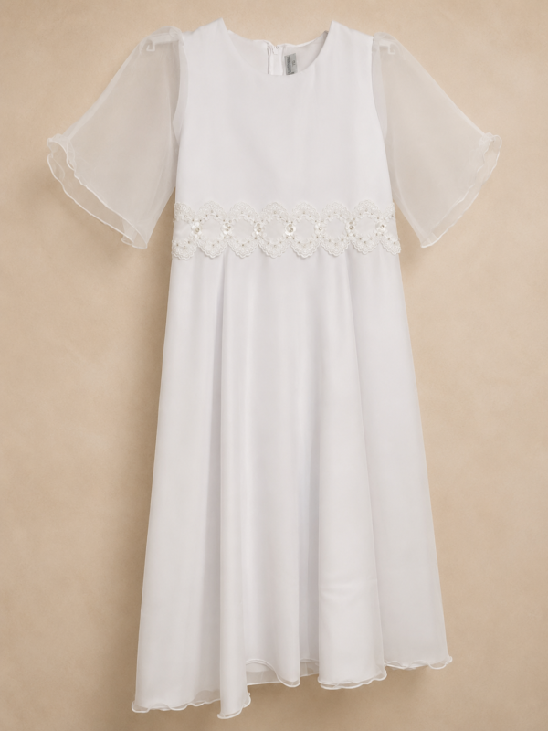 Vestido cintura de encaje