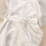 cinto perlas Vestido lazo con perlas.