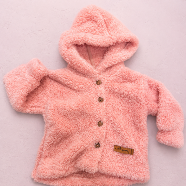 cord fucsia Campera de corderito - Rosa