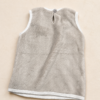 Chaleco de corderito gris