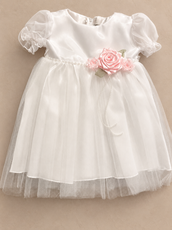 Vestido cinto de perlas