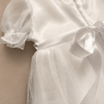 Vestido cinto de perlas