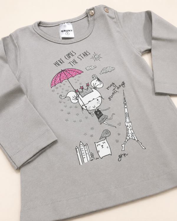Here comes the stars - Remera manga larga.