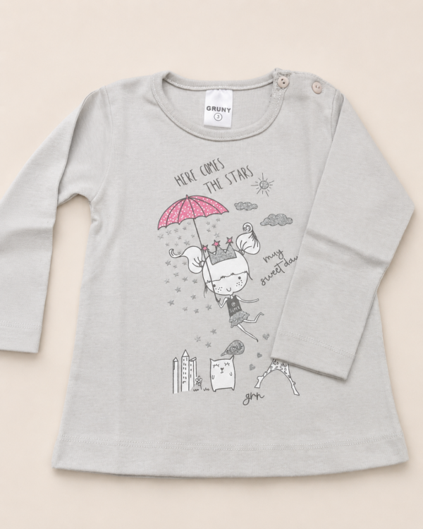 Here comes the stars - Remera manga larga.