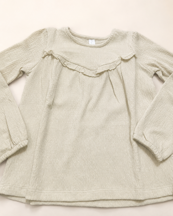 bambu beige Remera Bambú - manga larga.