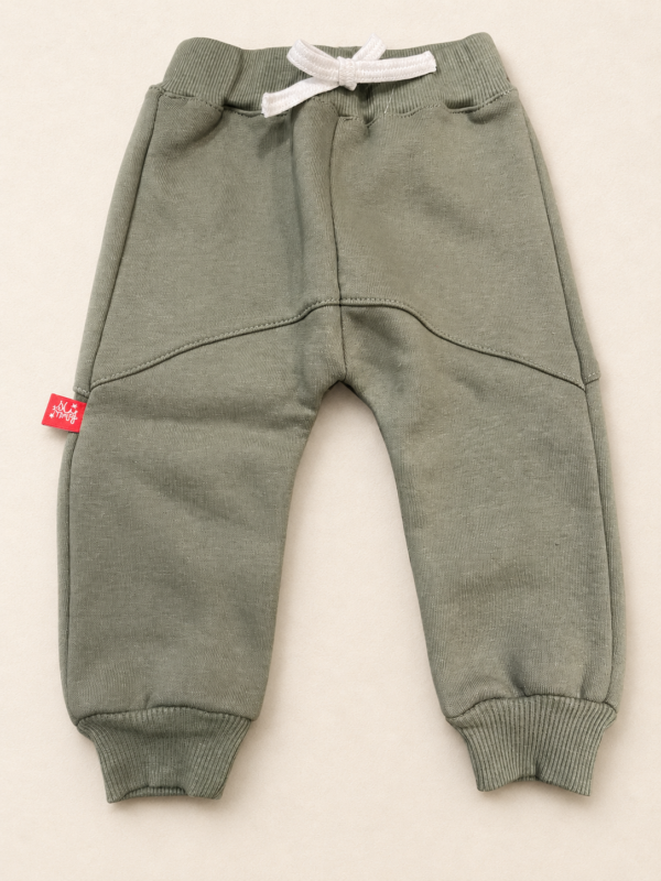 Babucha frizada verde