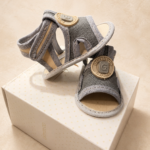 Sandalia jean gris