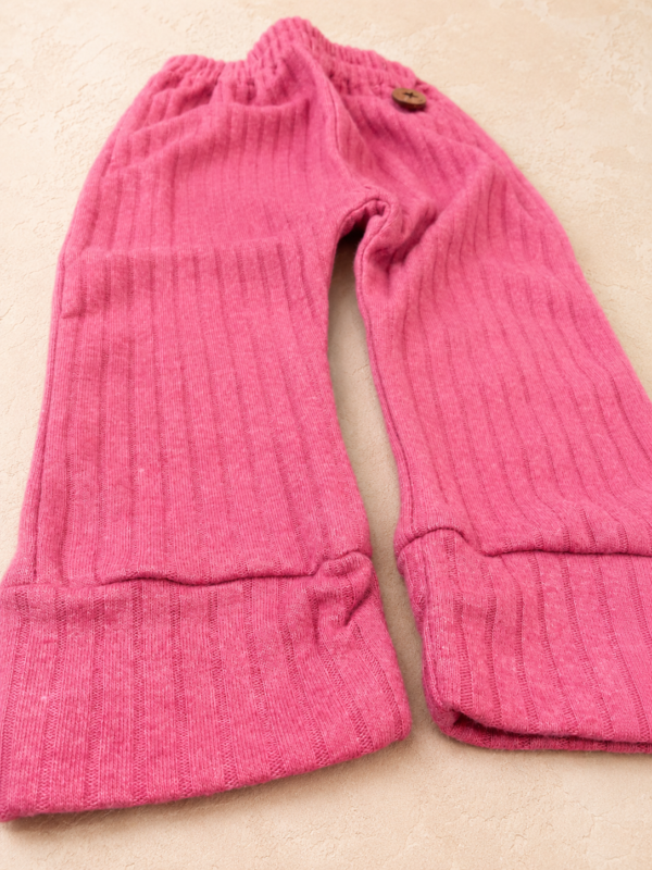 Babucha lanita fucsia