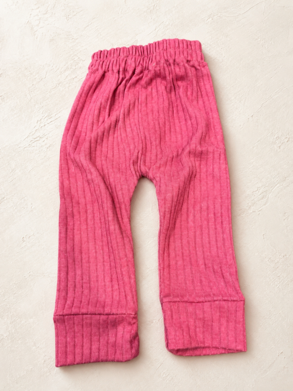 Babucha lanita fucsia