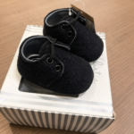negros Zapatito de microfibra