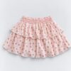 Pollera short floreada