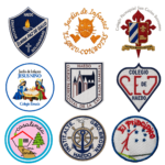 Bermuda azul colegial